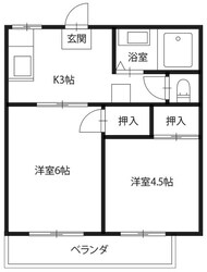 コーポ末広の物件間取画像